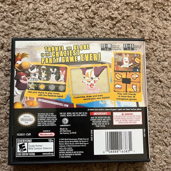 Rayman Raving Rabbids 2 DS Game - Picture 2 of 4